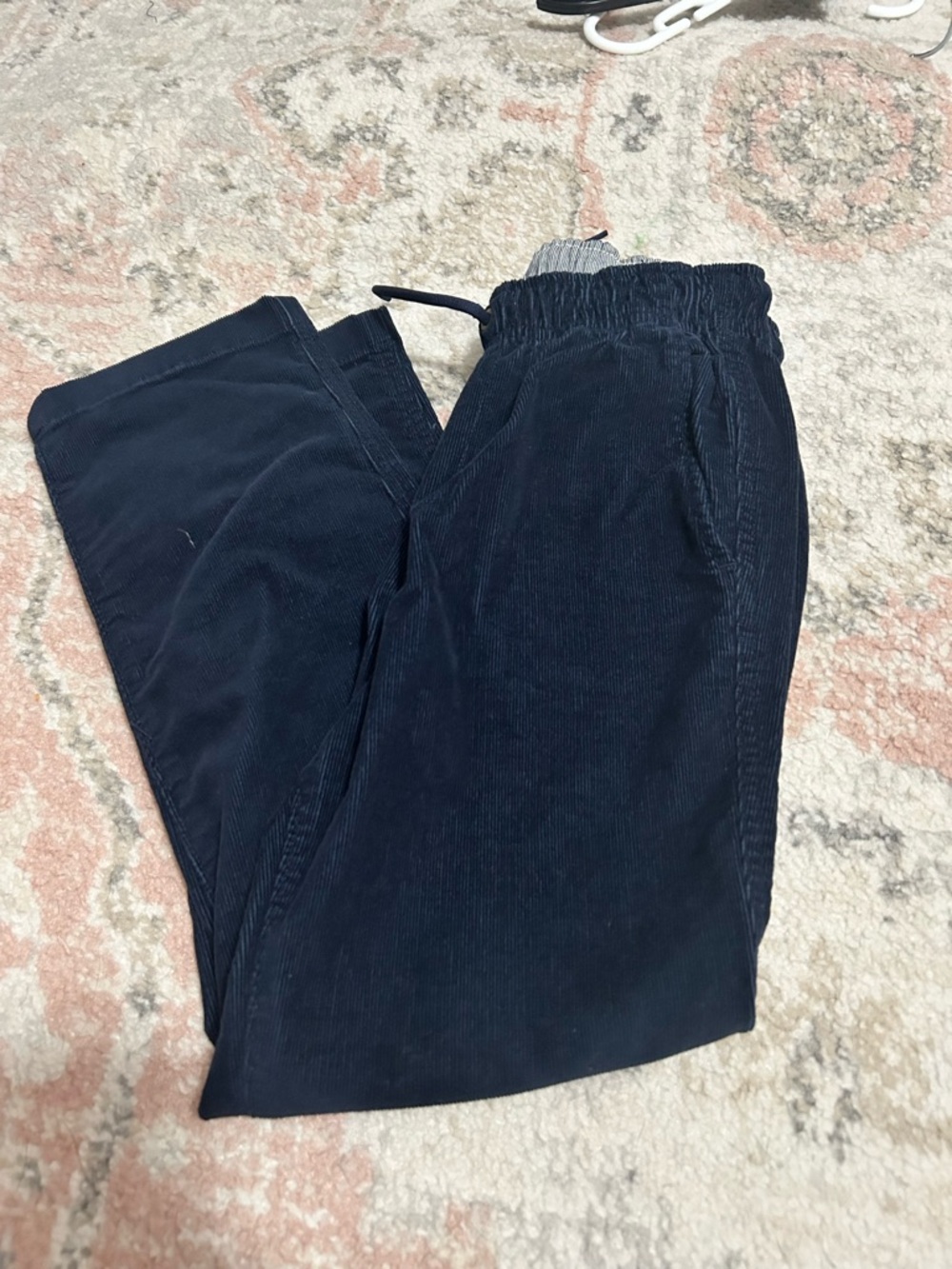 Crewcuts Navy Corduroy Drawstring Pants